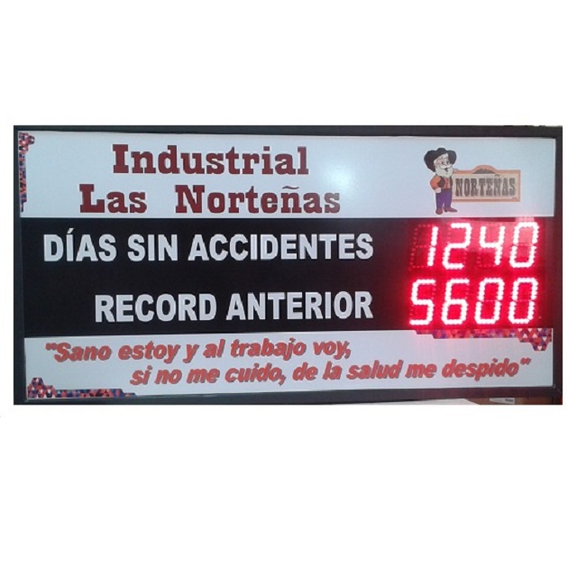 Contador de Días Sin Accidentes y Record Histórico